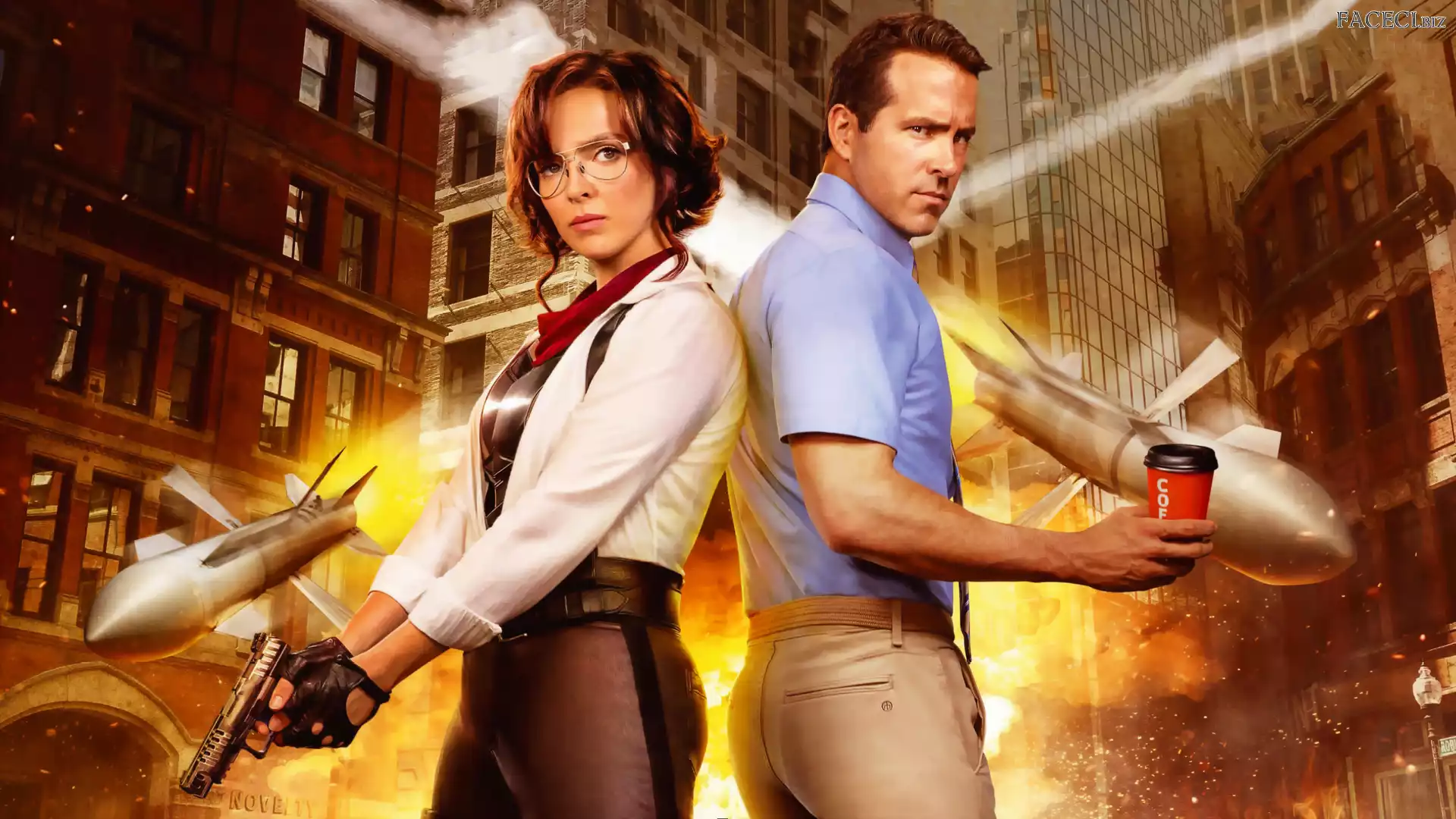 Aktor, Film, Free Guy, Jodie Comer, 2021, Aktorka, Ryan Reynolds